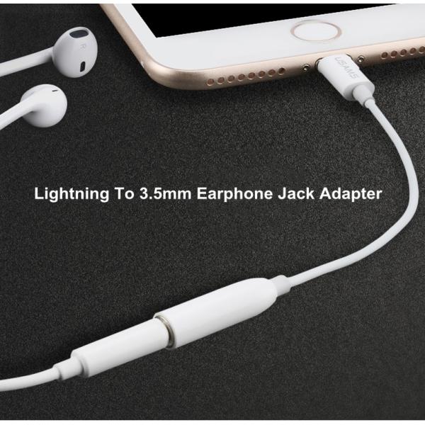 Lightning iPhone 7 TO 3.5 STEREO JACK سلك توصيل سماعة بجك 3.5 إلى جوال ايفون 7